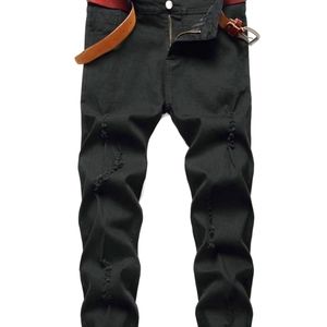 Guys Ripped Zip Fly Jeans